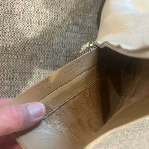 Sam Edelman Winnie Ankle Boots Ivory Size 9.5 New - Picture 5 of 11